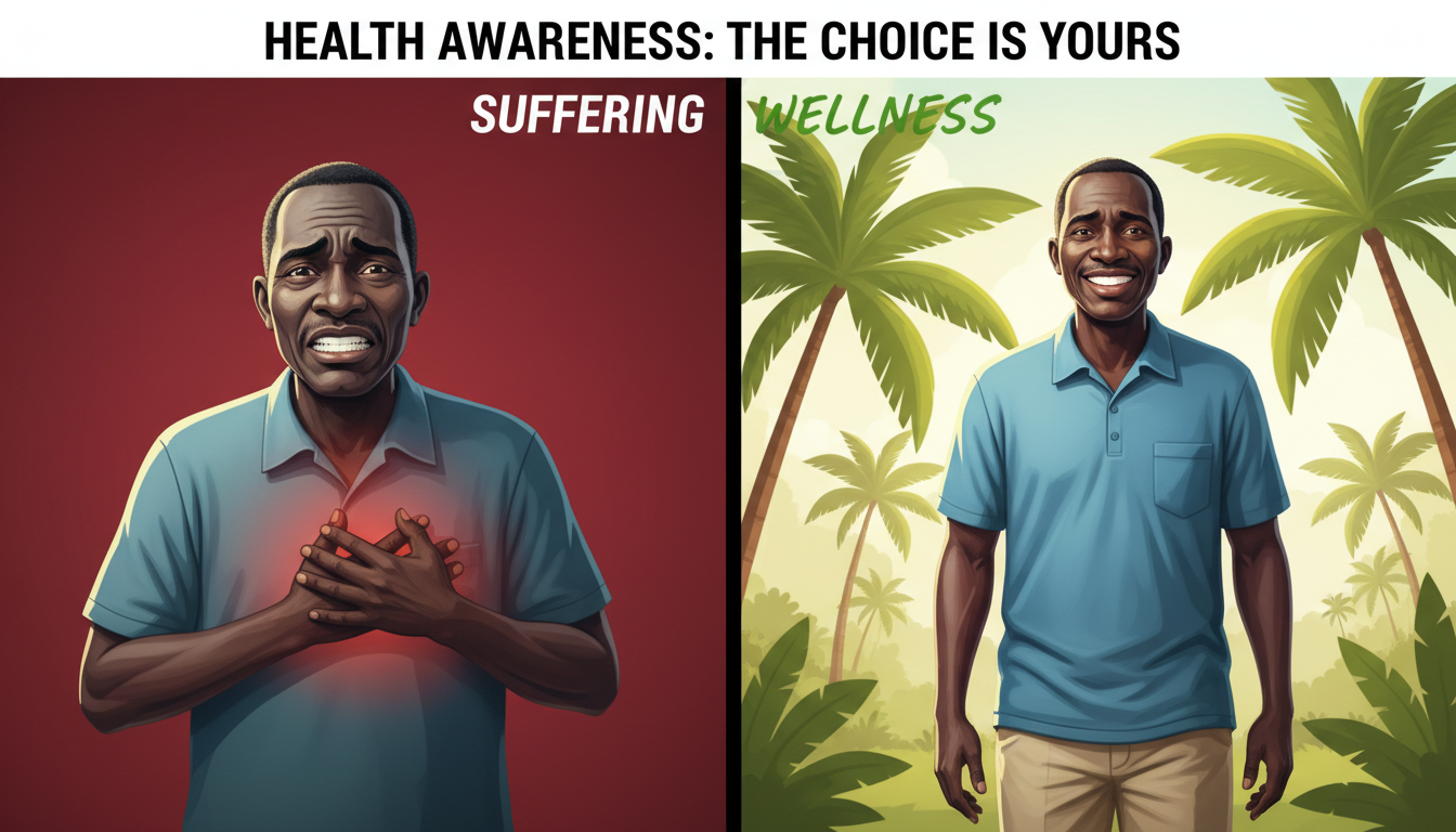 Health Risks Split Scene