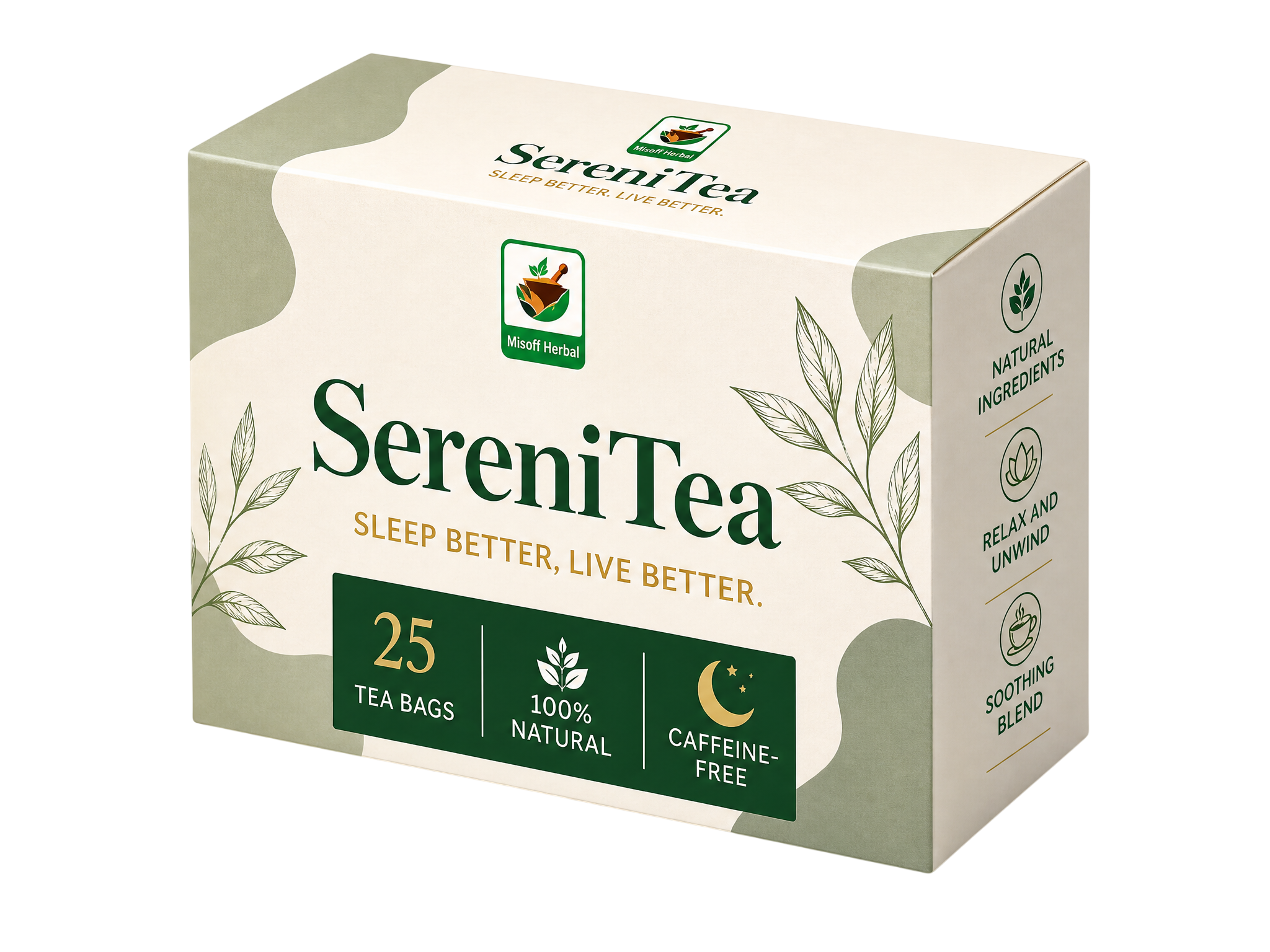 SereniTea Product Box