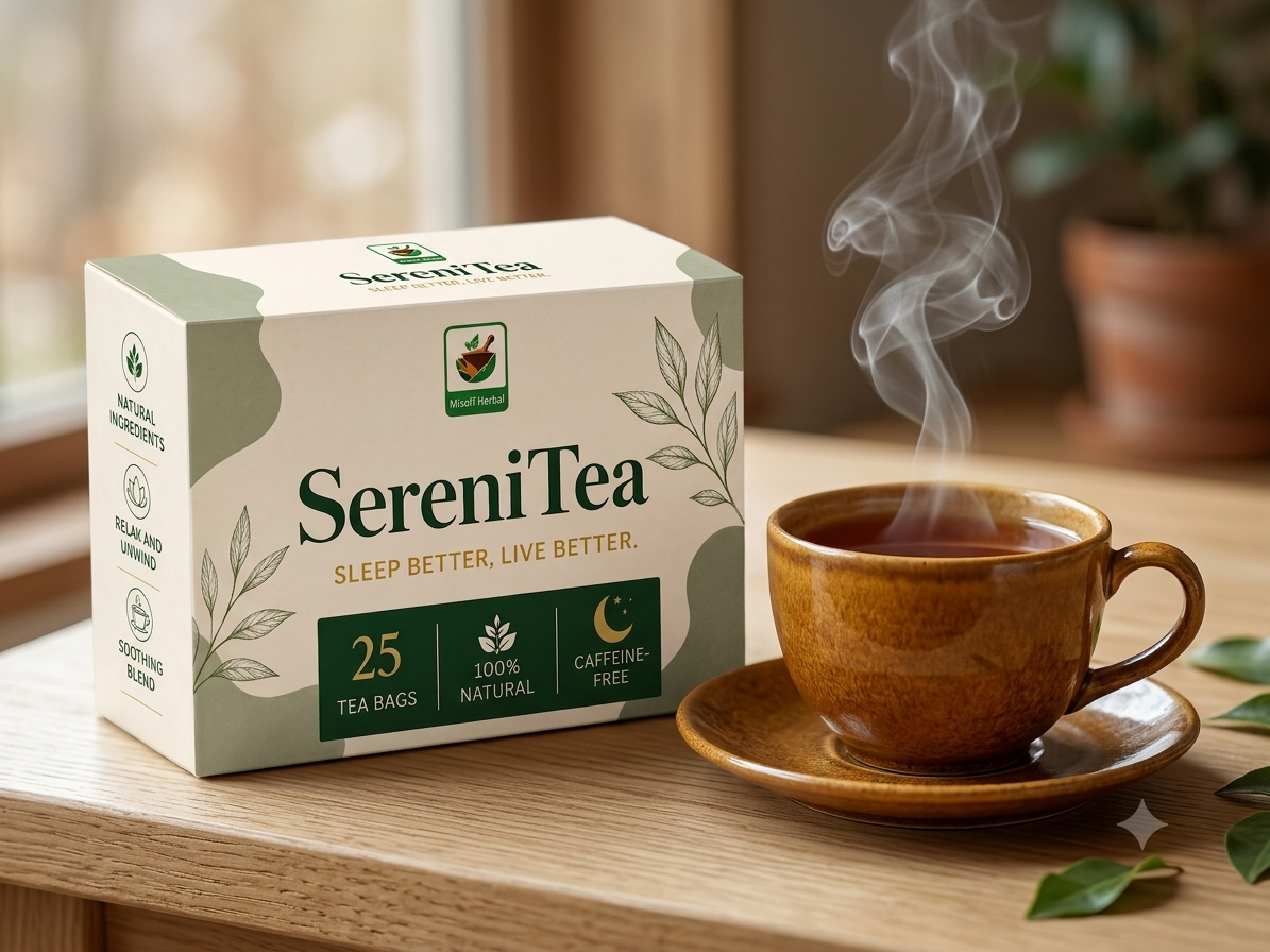SereniTea Product Box